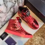 man philipp plein chaussures france red patent leather